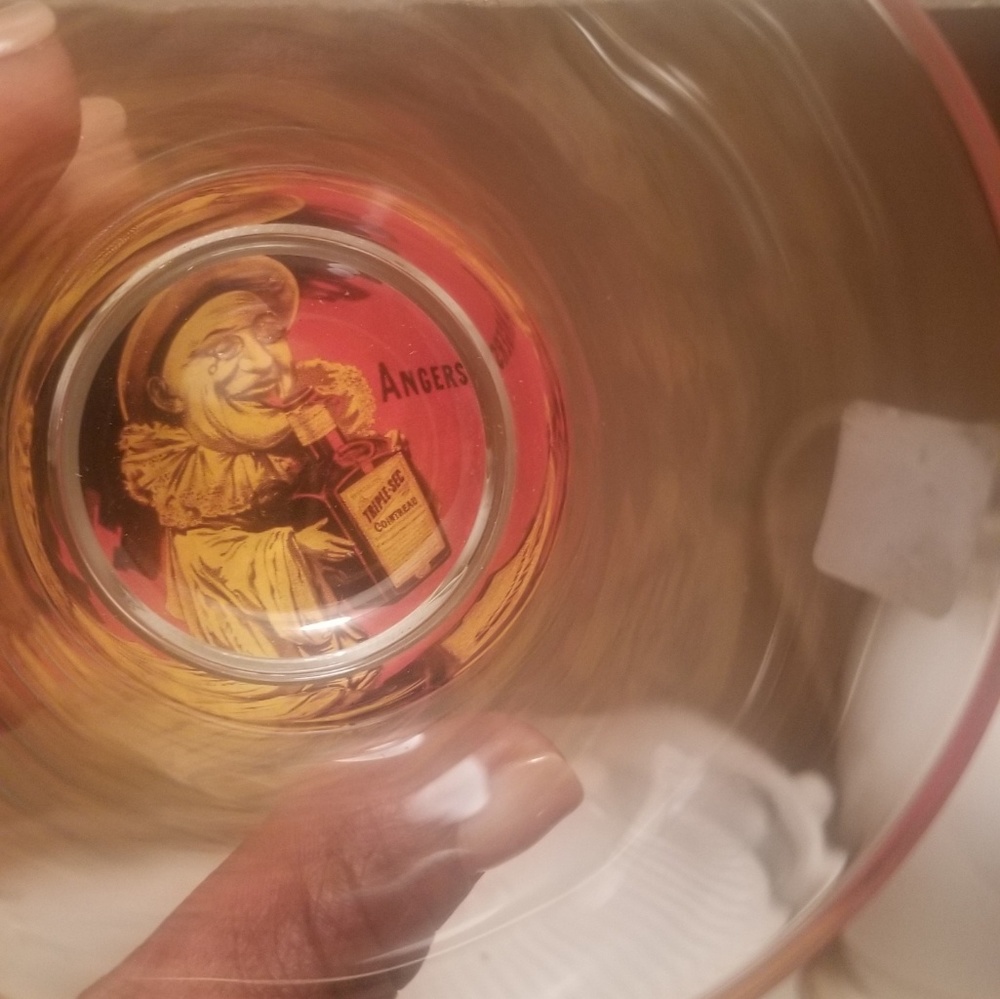 Cointreau liquor glasses